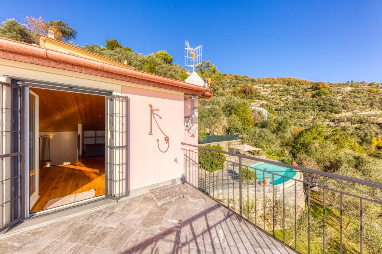 Casaviva - Ampio Trilocale Vista Mare Con Piscina - Pieve Alta Appartement Pieve Ligure Buitenkant foto