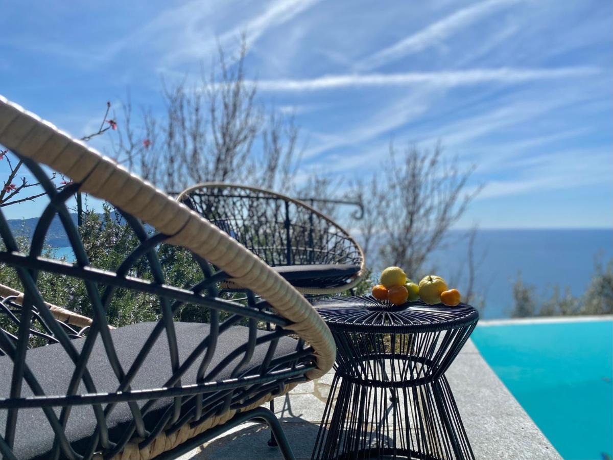 Casaviva - Ampio Trilocale Vista Mare Con Piscina - Pieve Alta Appartement Pieve Ligure Buitenkant foto